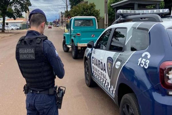 Guarda Municipal de Cascavel recupera caminhonete furtada em ação de patrulhamento