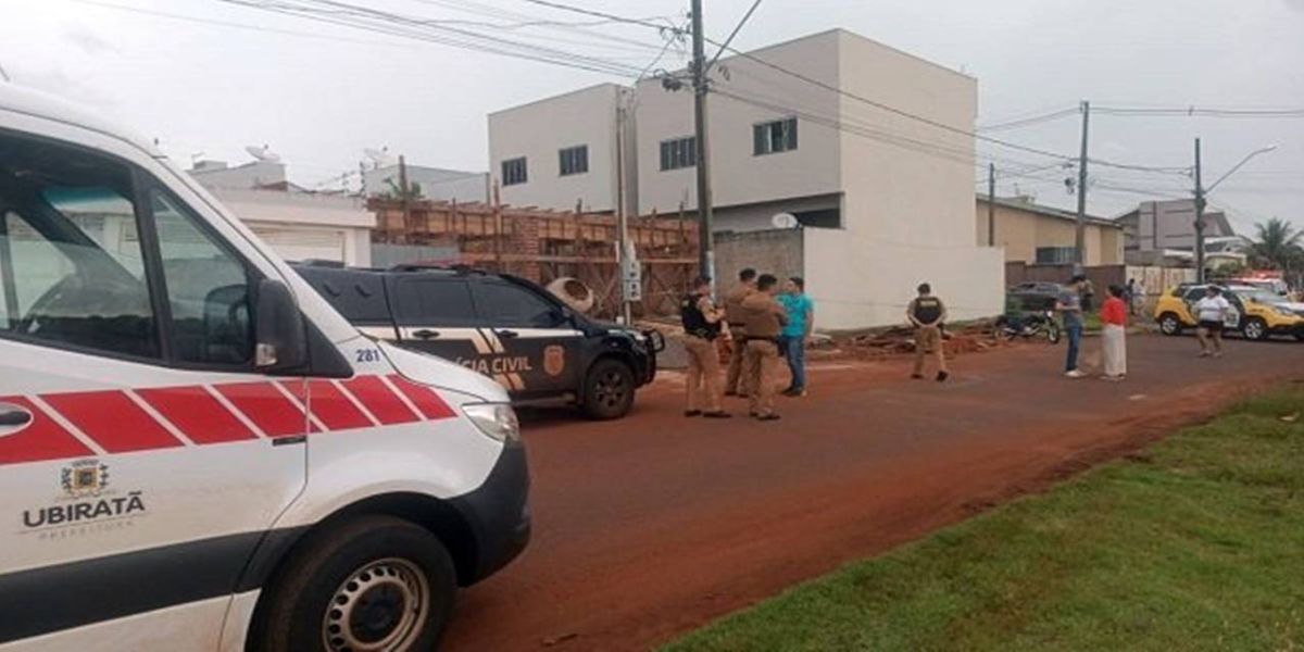 Homem é executado a tiros em frente de construção em Ubiratã