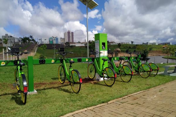 Ecopark Oeste conta agora com estação de bicicletas compartilhadas
