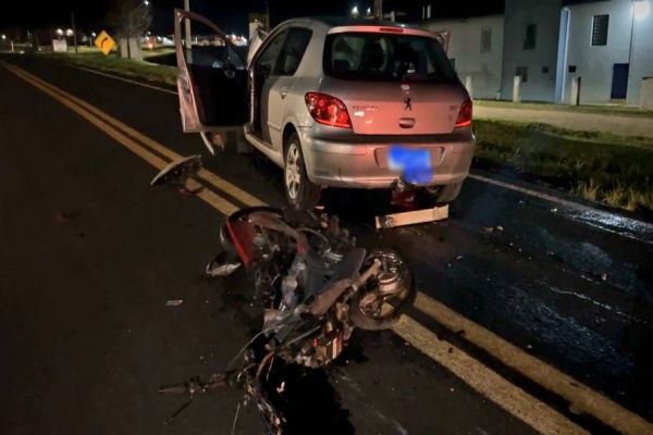 Motociclista de 39 anos morre em colisão frontal na PR-481 em Ampére