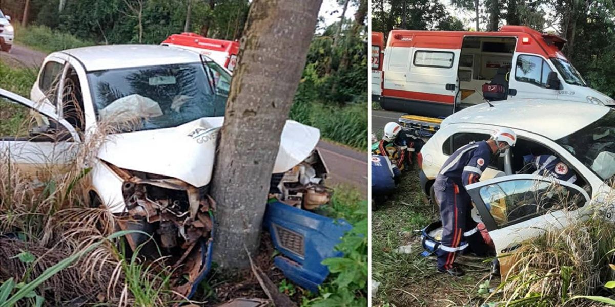 Bebê morre em acidente envolvendo carro da saúde de Quedas do Iguaçu, entre Catanduvas e Três Barras
