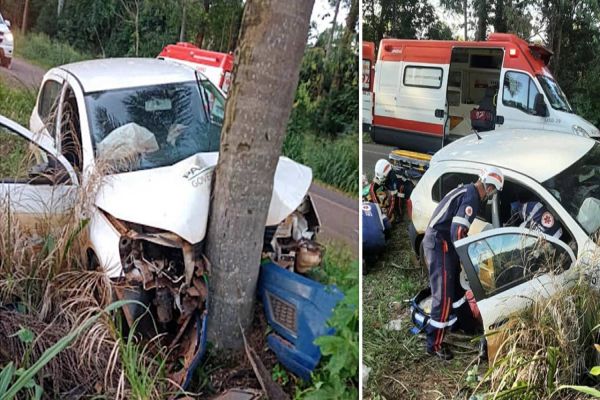 Bebê morre em acidente envolvendo carro da saúde de Quedas do Iguaçu, entre Catanduvas e Três Barras