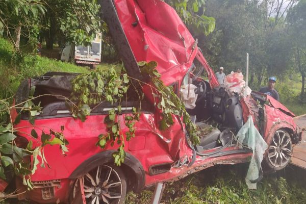 Acidente na PR-364 resulta em morte de jovem condutor de Saveiro em Altamira do Paraná