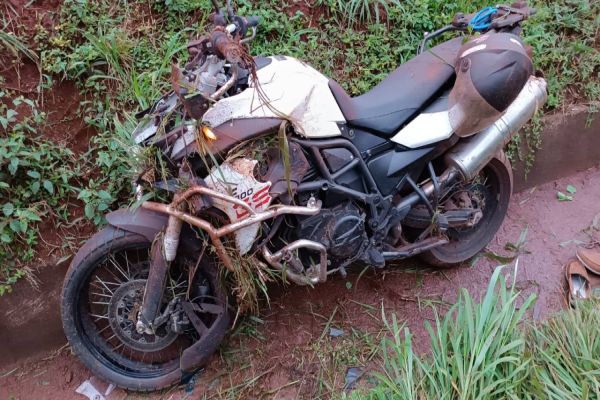 Homem de 50 anos morre em acidente com motocicleta na PR-180 em Cascavel