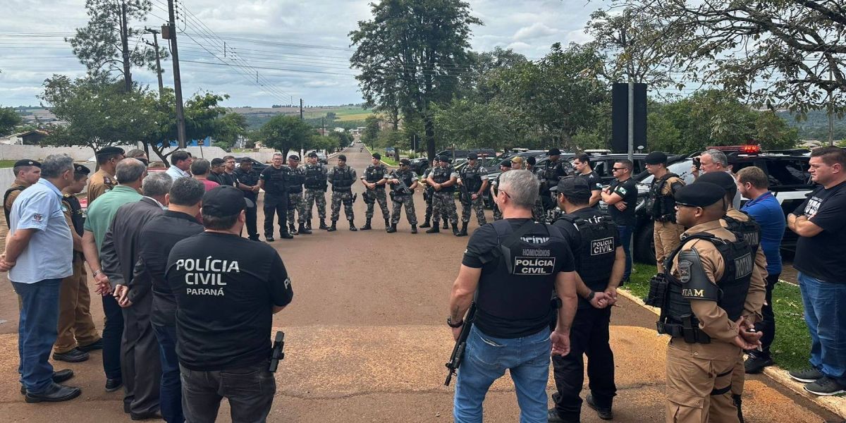 Operação conjunta PC e PM é realizada em Quedas do Iguaçu para reduzir índices de criminalidade