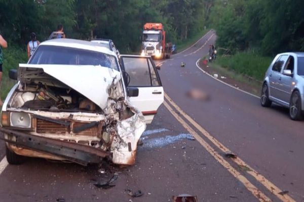 Motociclista morre em grave acidente na PR 317, em São José das Palmeiras