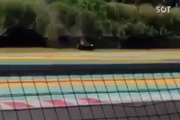 Imagem referente a notícia: Imagens mostram momento da batida fatal de piloto em competição no Autódromo Zilmar Beux