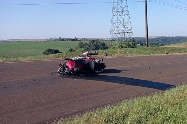 Motociclista morre após acidente na PR-473 em Nova Laranjeiras