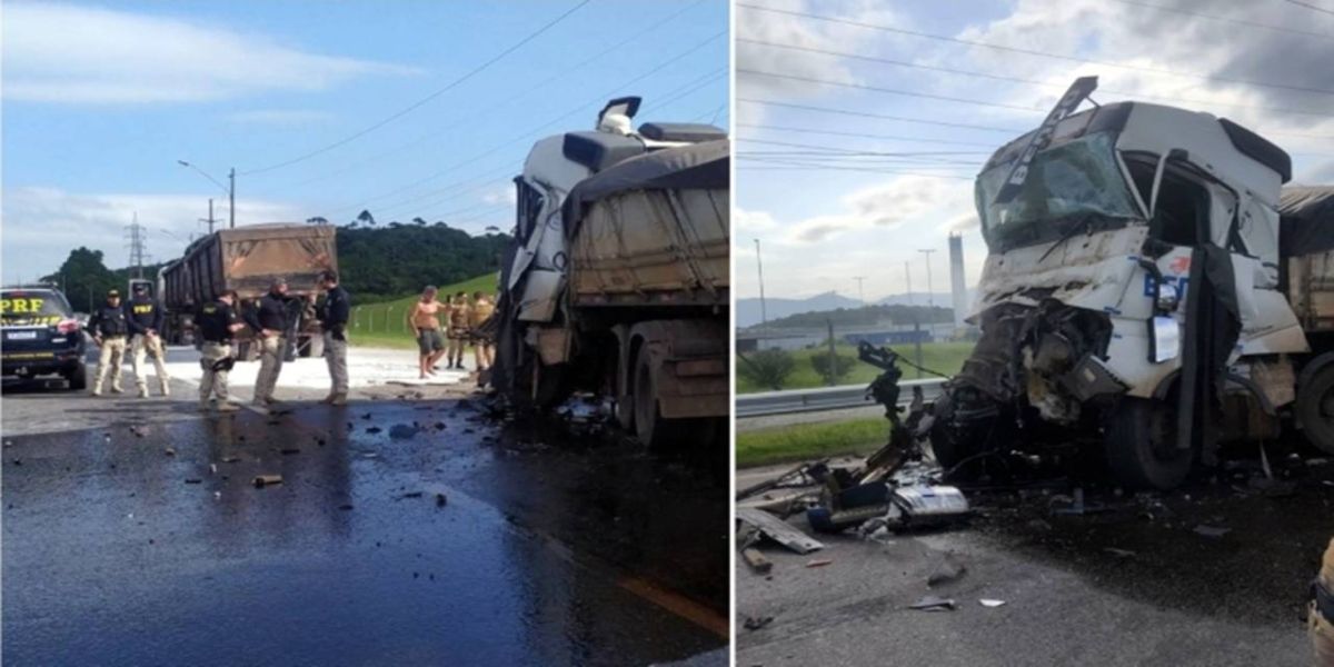 Motorista de bitrem é preso após dirigir sob efeito de droga e provocar acidentes na BR-101