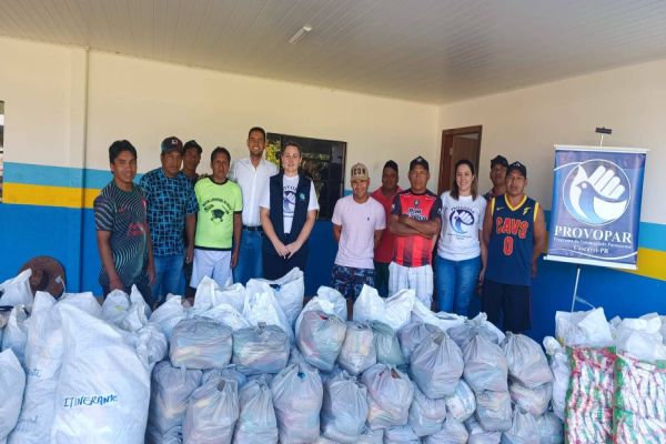 Seaso e Provopar garantem apoio às famílias indígenas