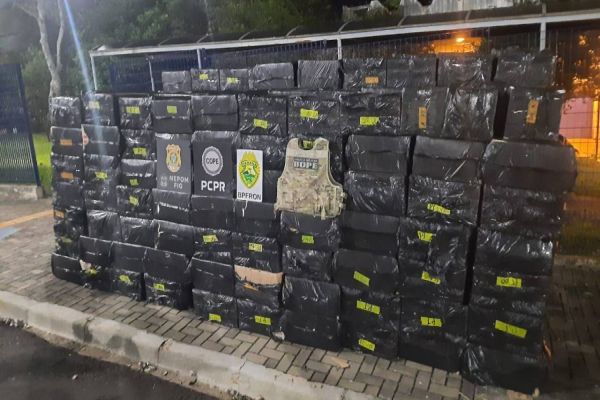 Operação Hórus resulta na apreensão de 300 caixas de cigarros contrabandeados em Itaipulândia