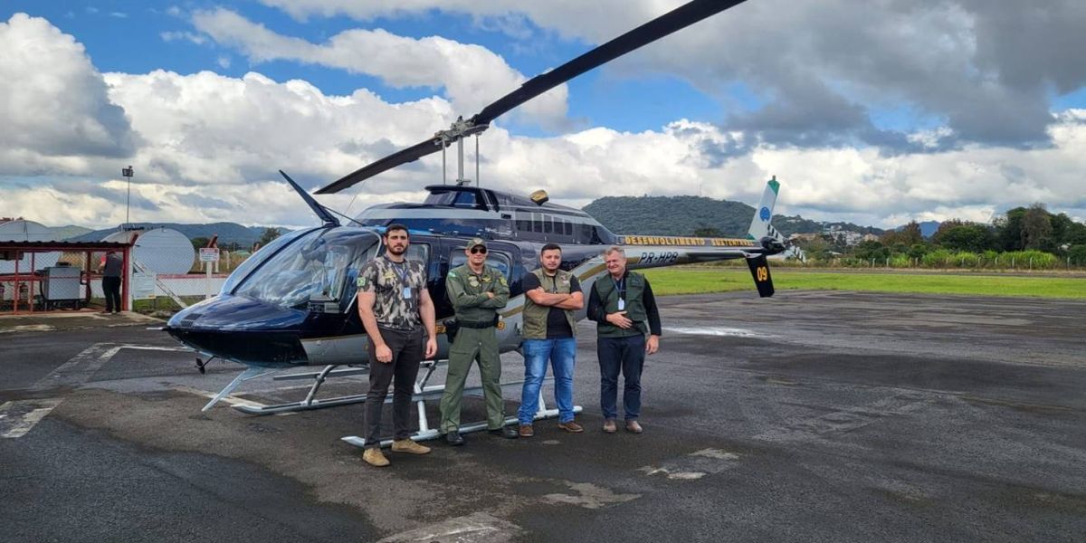 IAT intensifica operações aéreas para agilizar fiscalização ambiental no Paraná