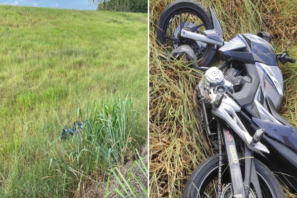 Motociclista morre após saída de pista na PR-490 entre Altônia e Iporã