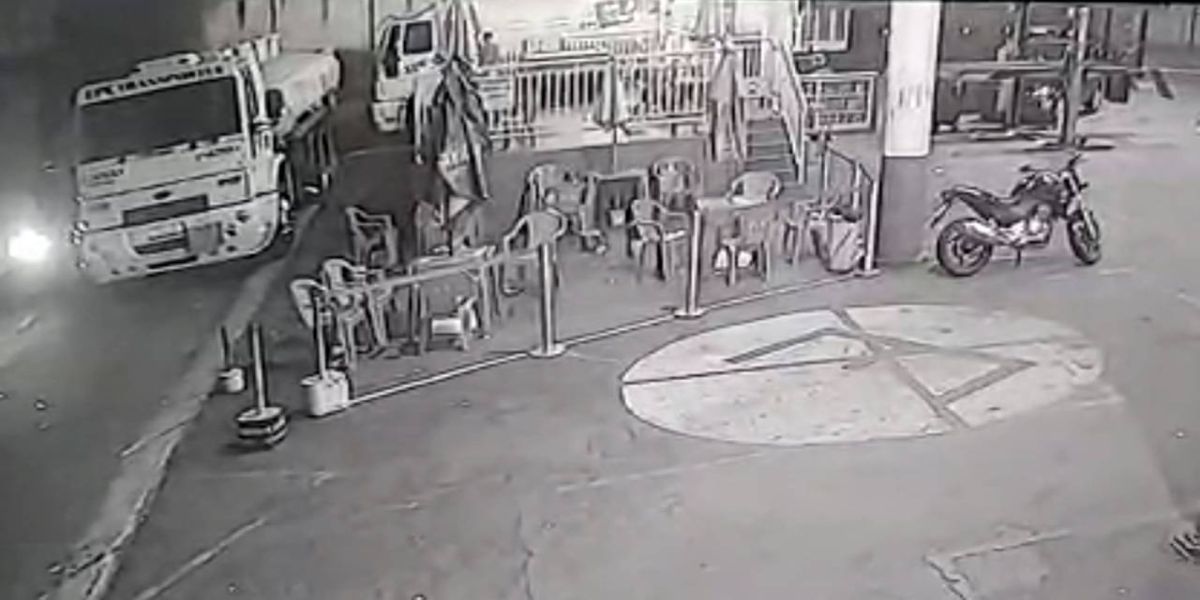 Imagens de câmera de segurança flagra homem sendo morto a tiros em Cascavel