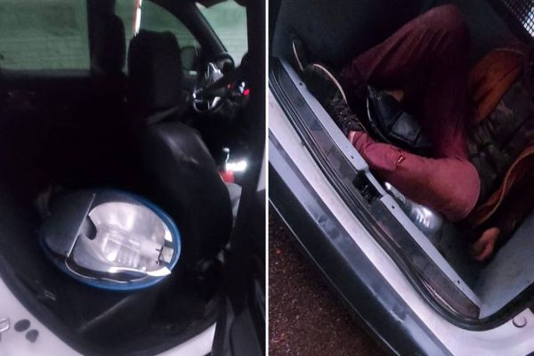 Homem é detido pela GM após furtar luminárias de prédio público