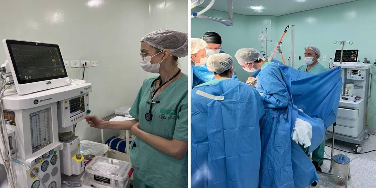 Hospital Universitário conta com serviço de anestesia 24 horas por dia em Cascavel