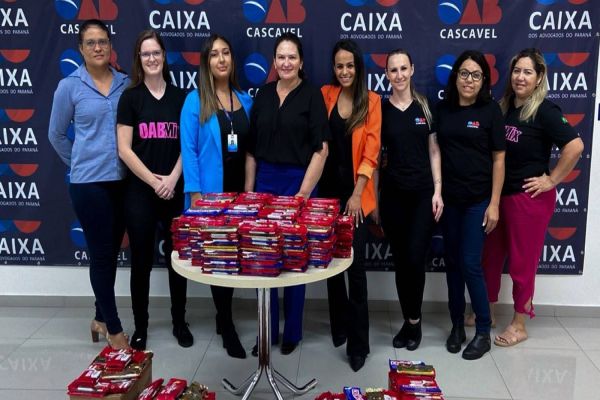 Ação da OAB Cascavel deixa páscoa das crianças mais doce