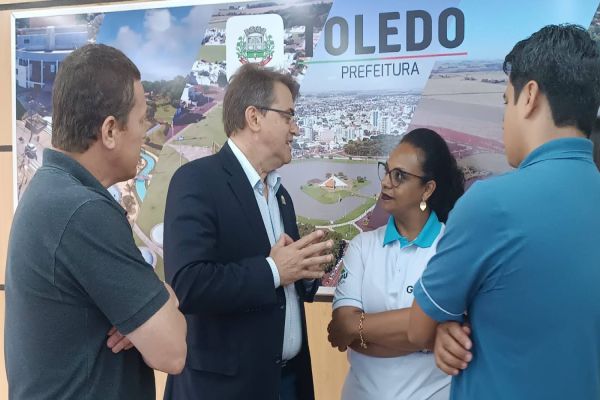 Vereadores da Comissão de Meio Ambiente são recebidos pelo prefeito de Toledo