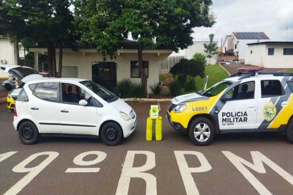 Polícia Militar apreende mais de 40kg de maconha em abordagem na PR-317