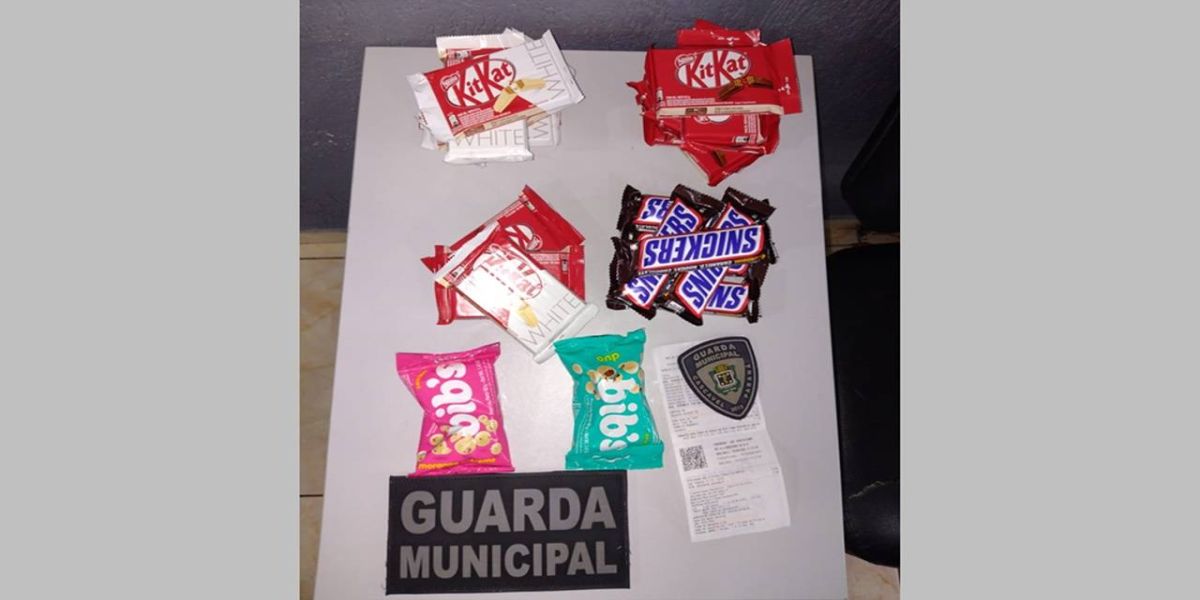 Homem é detido pela GM após furtar chocolates em supermercado no Bairro Morumbi