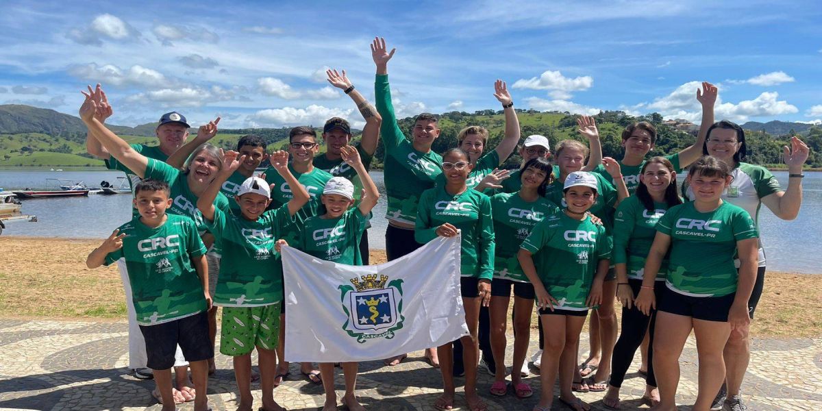 Clube de Regatas Cascavel se destaca na Copa Brasil de Canoagem em Minas Gerais