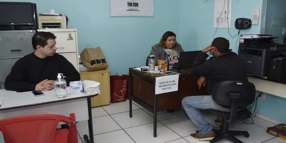 Pessoas em situação de rua de Toledo recebem atendimentos em “Dia D”