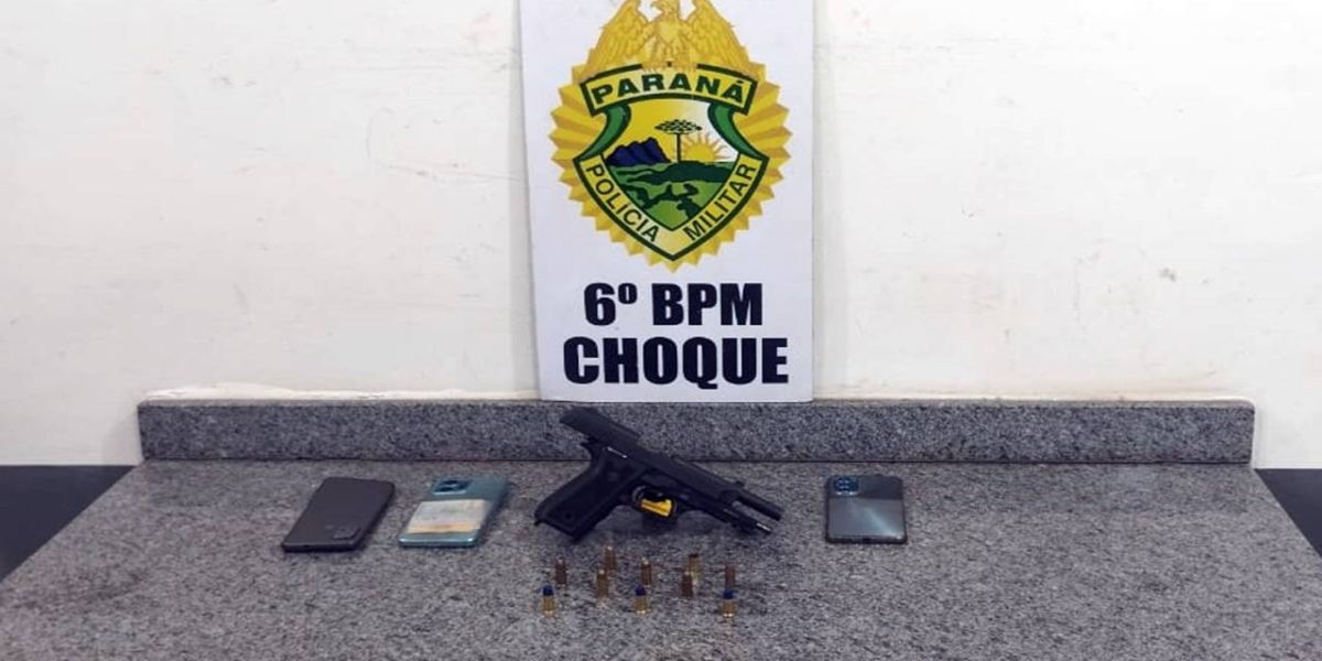 Três homens são presos em operação policial por porte ilegal de arma de fogo na BR-277