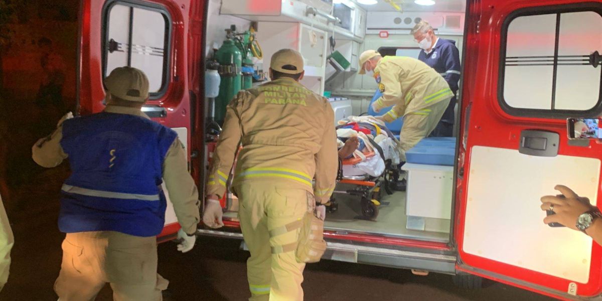 Homem em surto mobiliza socorristas, no Bairro Cascavel Velho