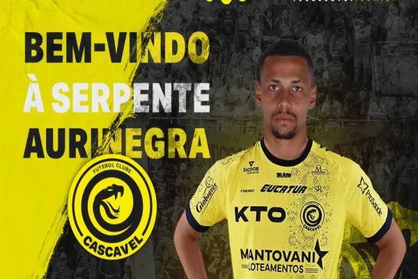 Foto relacionada a notícia: Futebol Clube Cascavel acerta com atacante Gui Sales para Série D