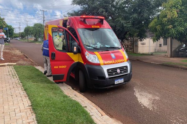 Acidente envolvendo dois veículos é registrado no bairro Brasmadeira em Cascavel