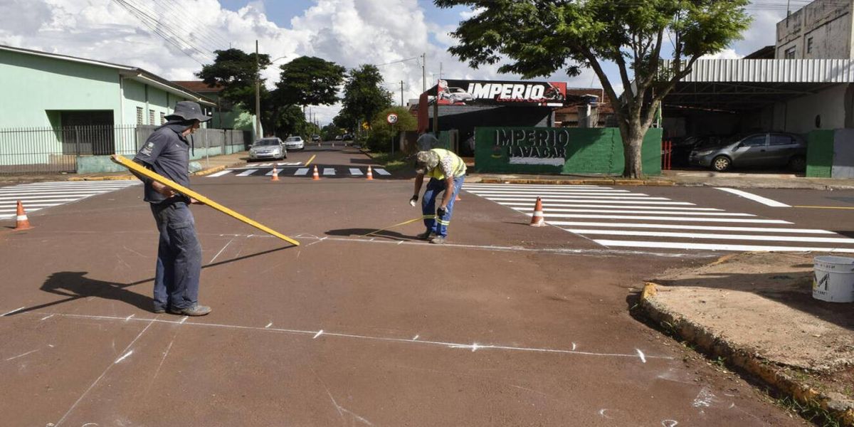 Investimentos em sinalização viária se traduzem em redução de acidentes em Toledo