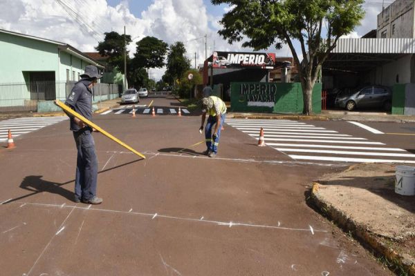Investimentos em sinalização viária se traduzem em redução de acidentes em Toledo
