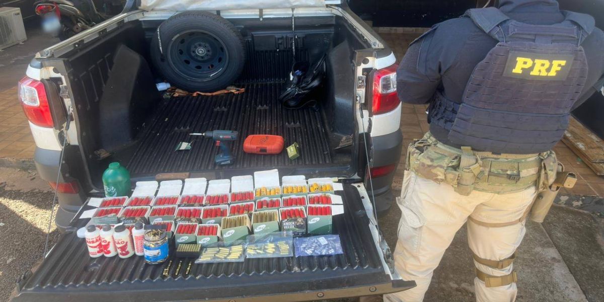 PRF realiza grande apreensão de munições no oeste do Paraná