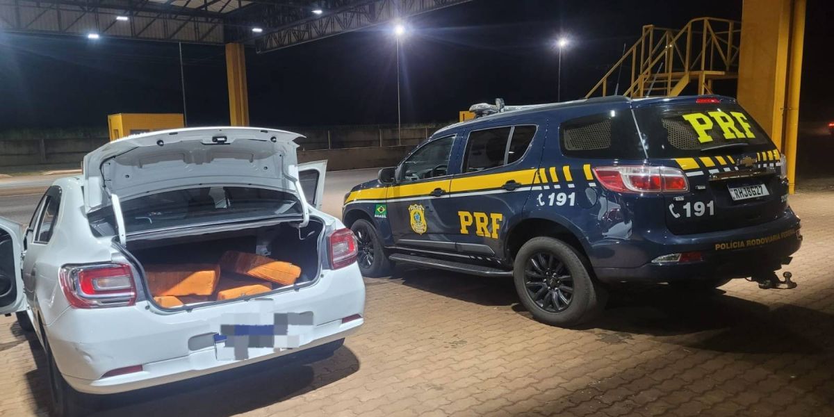 Homem é preso com grande quantidade de maconha em abordagem da PRF em Cascavel