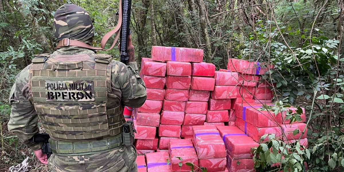 BPFRON registra aumento de apreensões de drogas em 2023 comparado aos cinco primeiros meses de 2022