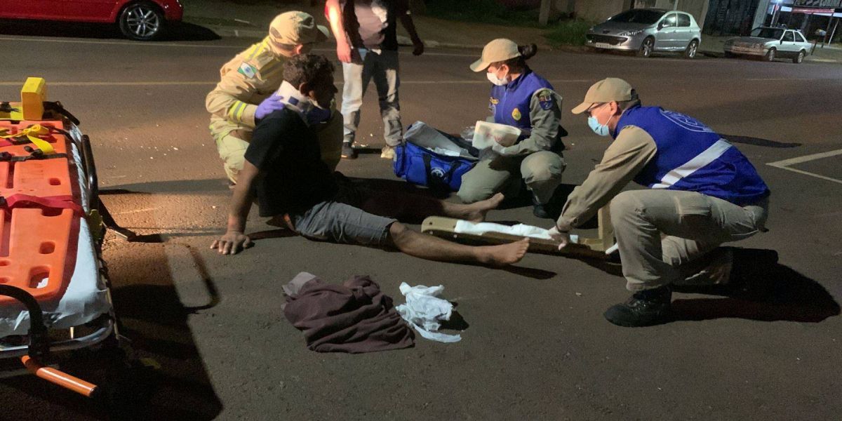 Tenente do Corpo de Bombeiros se envolve em colisão de trânsito, no Bairro Presidente