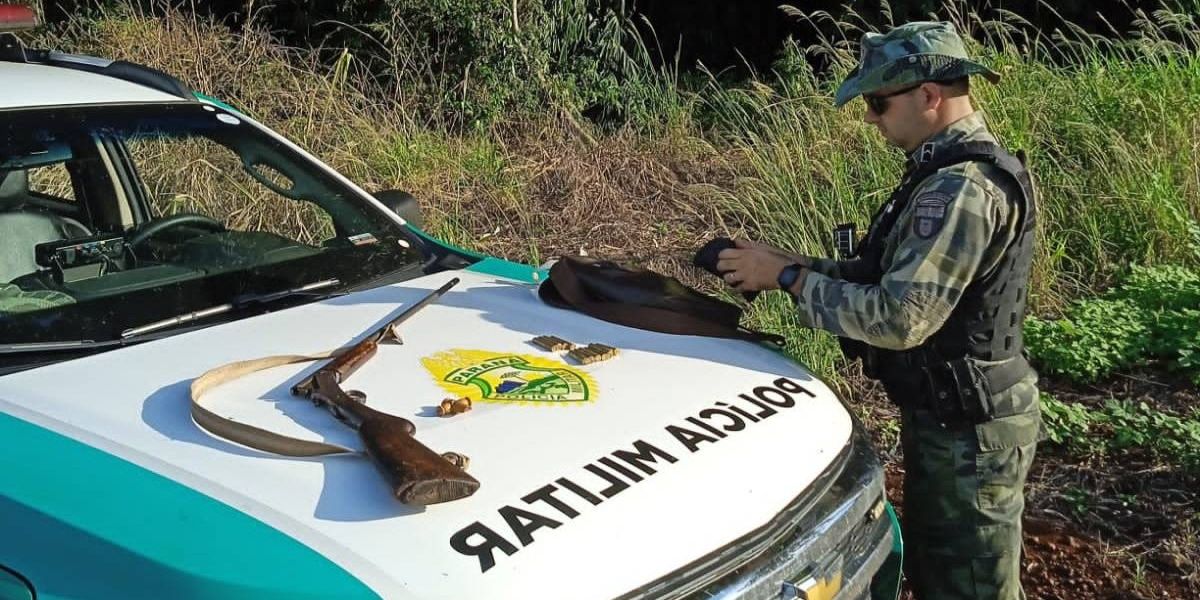 Polícia Ambiental prende indivíduo portando arma de fogo em Capitão Leônidas Marques