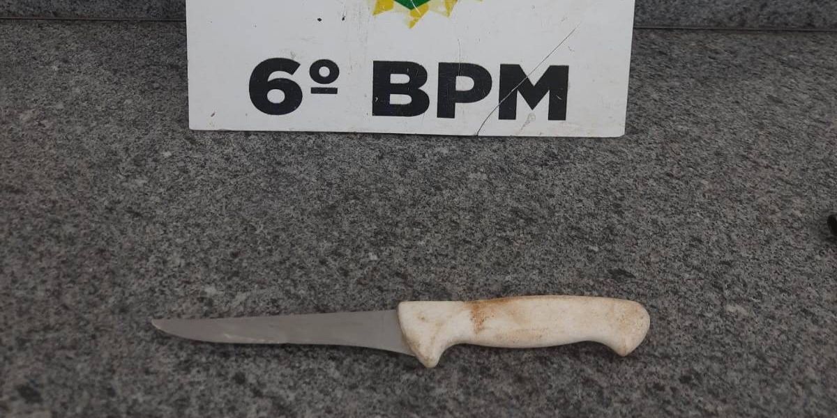 Policial militar salva vida de vítima de esfaqueamento no bairro Melissa