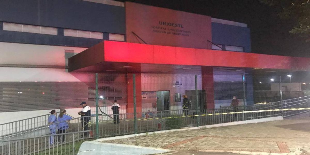 Incêndio em quarto de estar médico do HUOP foi controlado rapidamente pelos próprios servidores