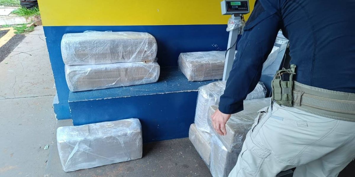 PRF apreende 285kg de maconha em abordagem na BR-277