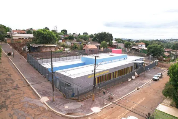 Foto relacionada a notícia: Obras do Cmei Erna Margarida Maia entra na reta final