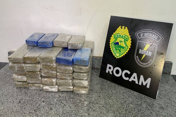 ROCAM da Polícia Militar apreende homem com 17 kg de maconha em Cascavel