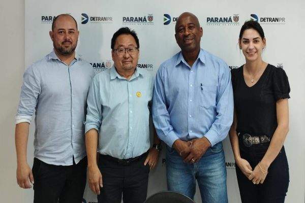 Prefeito de Cafelândia garante R$ 230 mil para sinalização viária em reunião com Detran