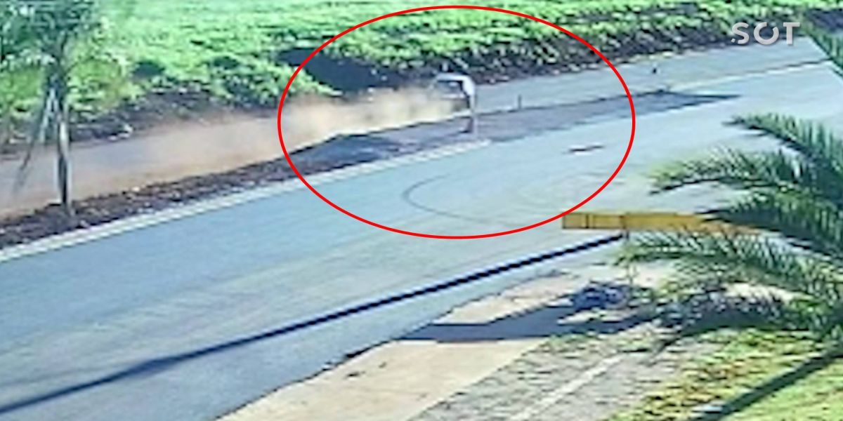 Capotamento deixa jovem de 24 anos ferido na PR-180 em Cascavel