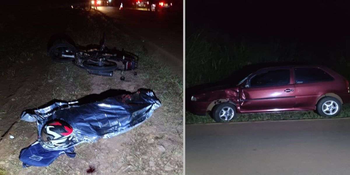 Motociclista de 36 anos morre em violenta colisão na PR-473 em Quedas do Iguaçu