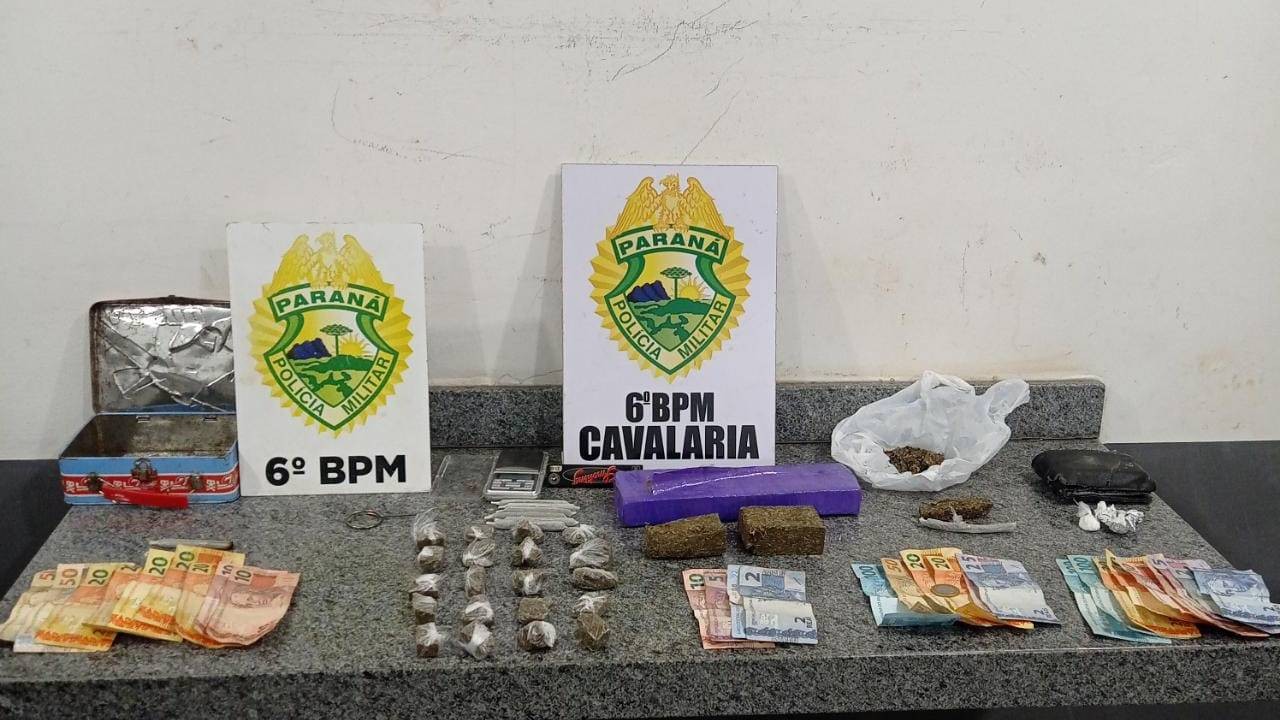 Polícia Militar realiza prisões por tráfico de drogas na Rua Luiz de Camões