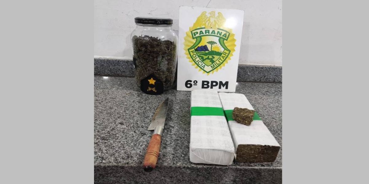 PM apreende mais de 1,5kg de maconha em residência no bairro Esmeralda