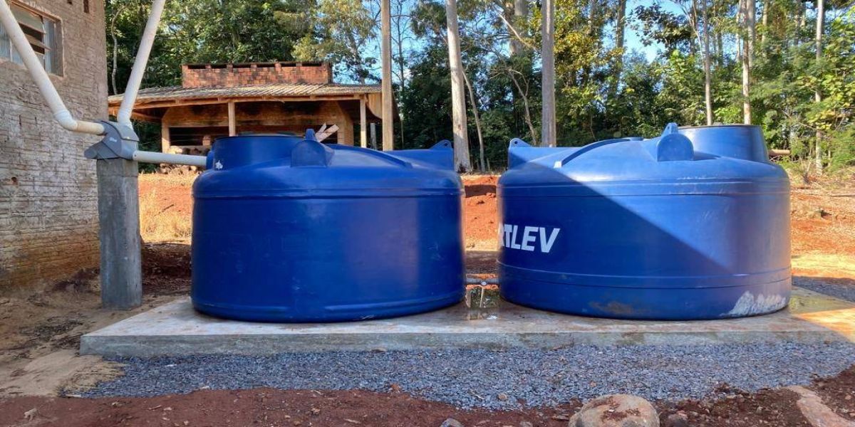 Três Barras do Paraná inaugura cisterna e promove conscientização ambiental na Linha Kennedy