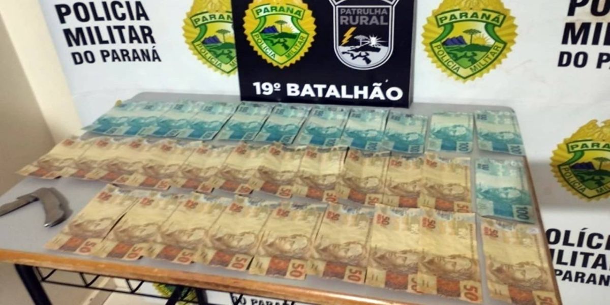 PM frustra assalto em andamento e apreende notas falsas no interior de Toledo