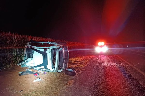 Acidente na PR-182 deixa condutor ferido em Maripá